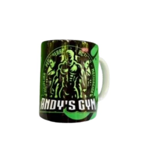 TAZA PERSONALIZADA ANDYS GYM