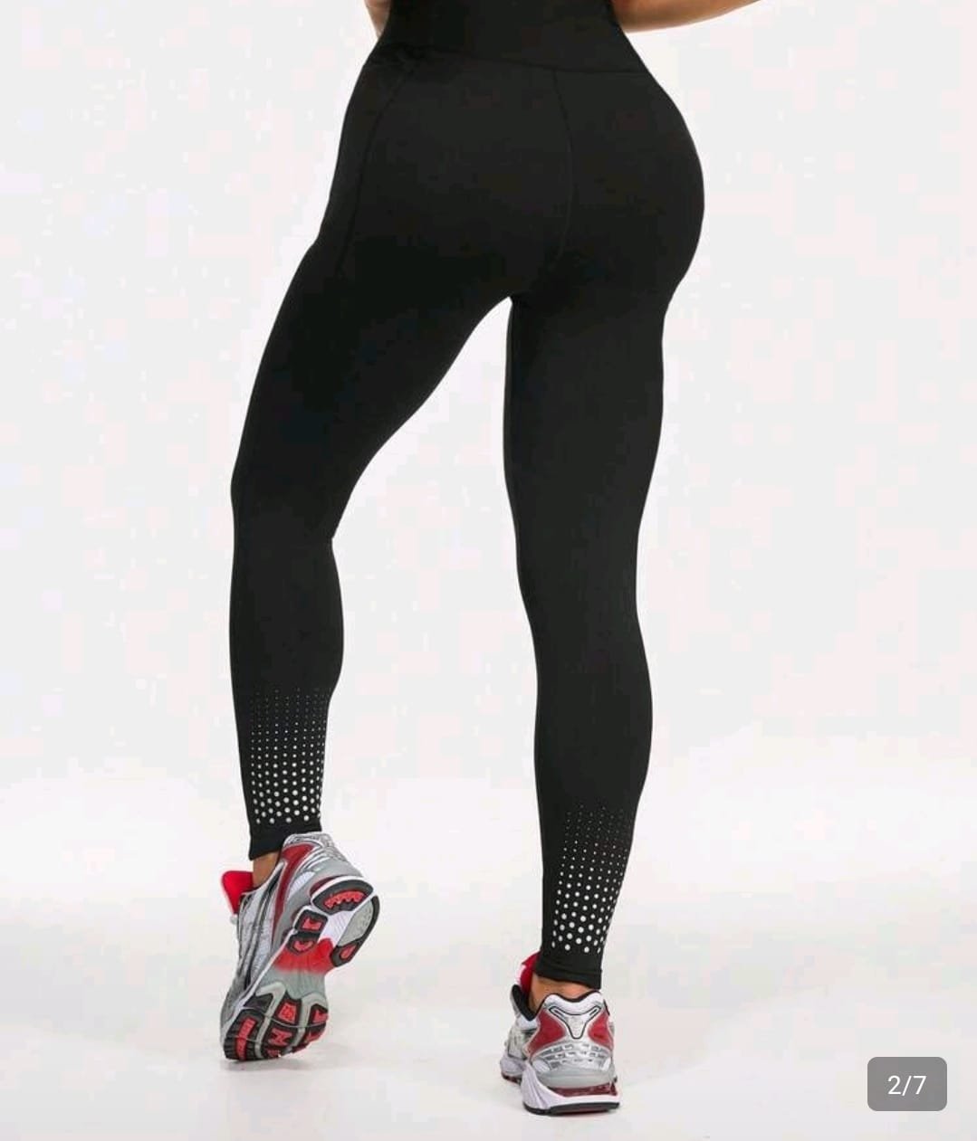 LEGGINS DE GIMNASIO TALLE ALTO NEGROS